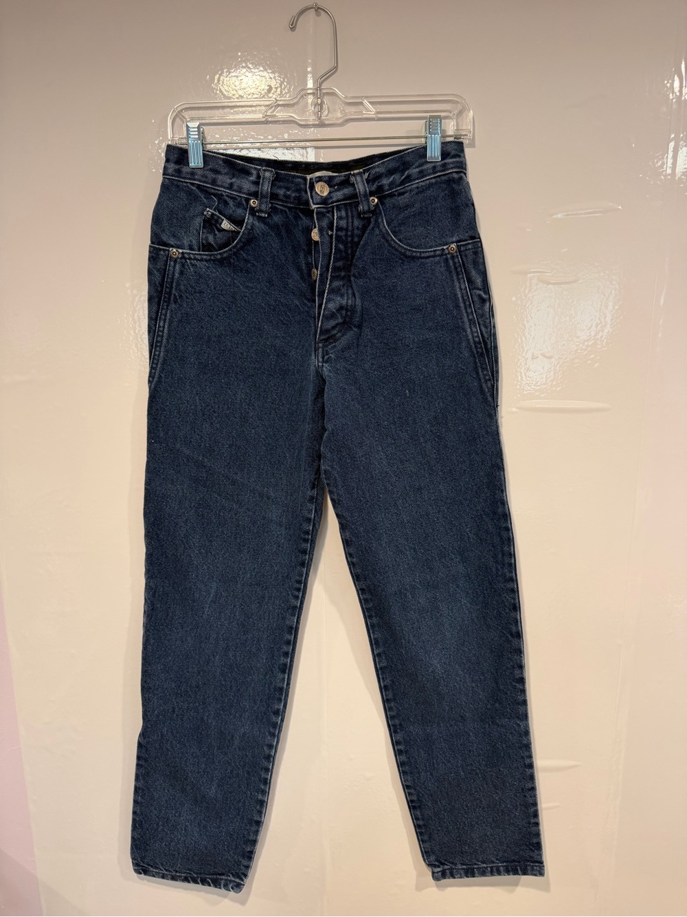 High-Rise Dark Blue Z. Cavaricci vintage cotton Women's Jeans